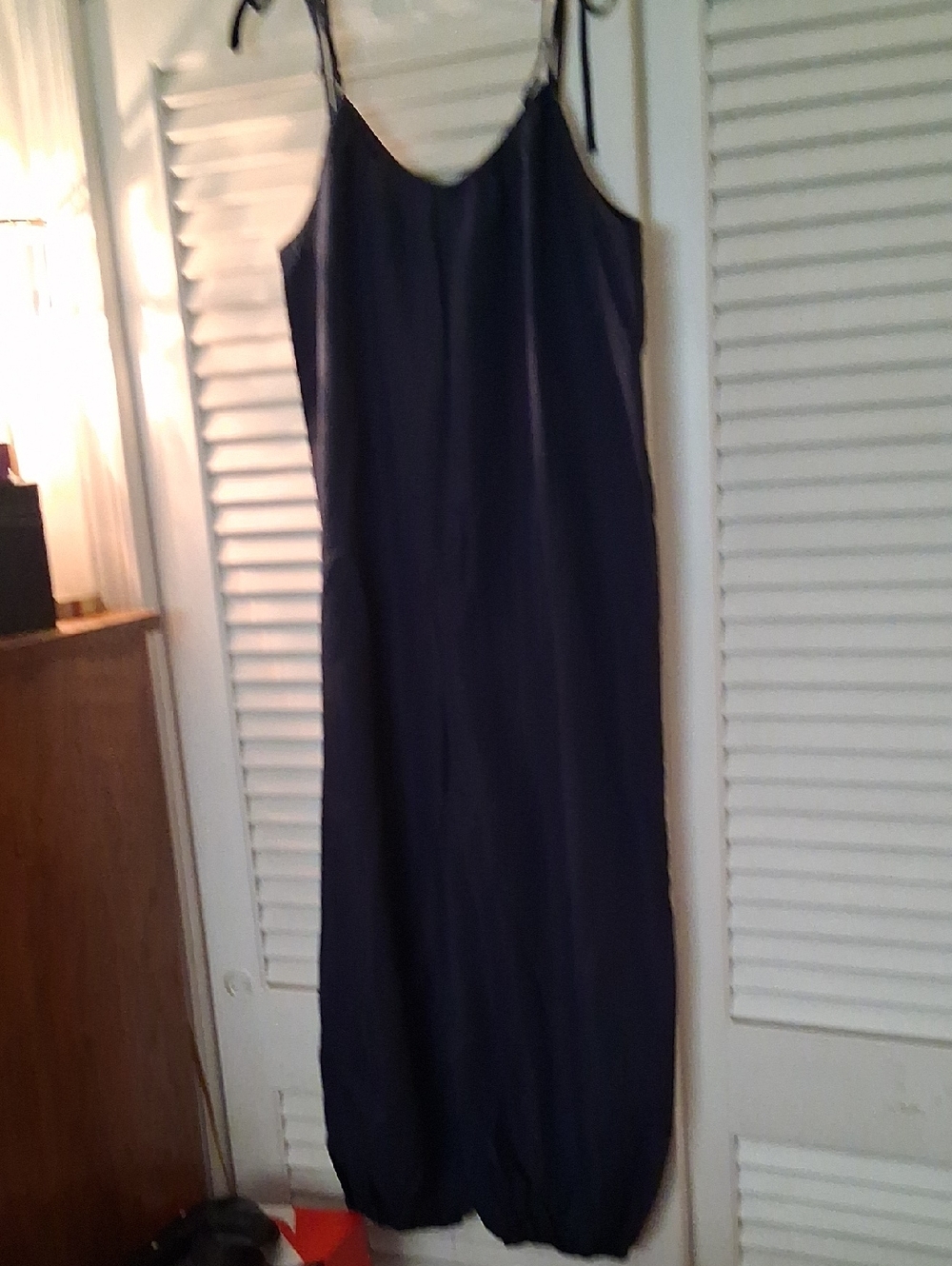 NWOT - Zanzea Navy Blue Maxi Jumpsuit with Spaghetti Straps